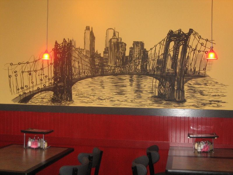 When "Broadway Pizza" in Potomac, MD remodeled...