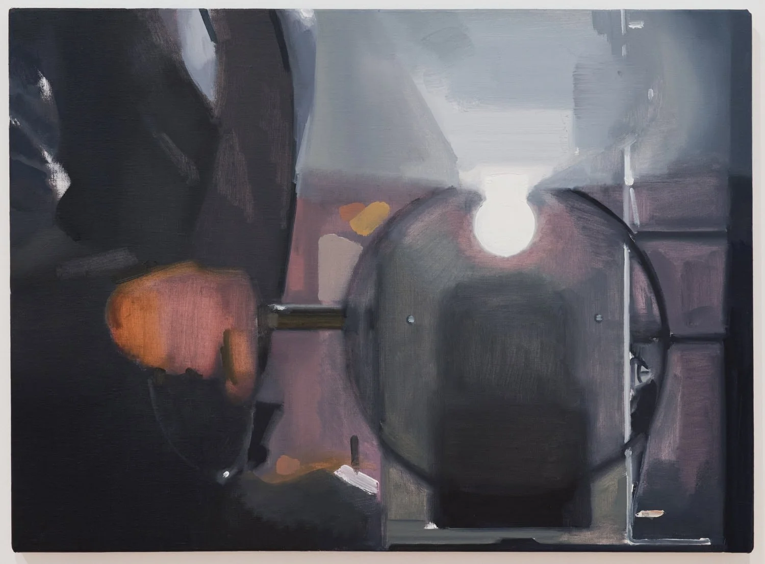 The Projectionist 2
Oil on linen, 22” x 30” 2014