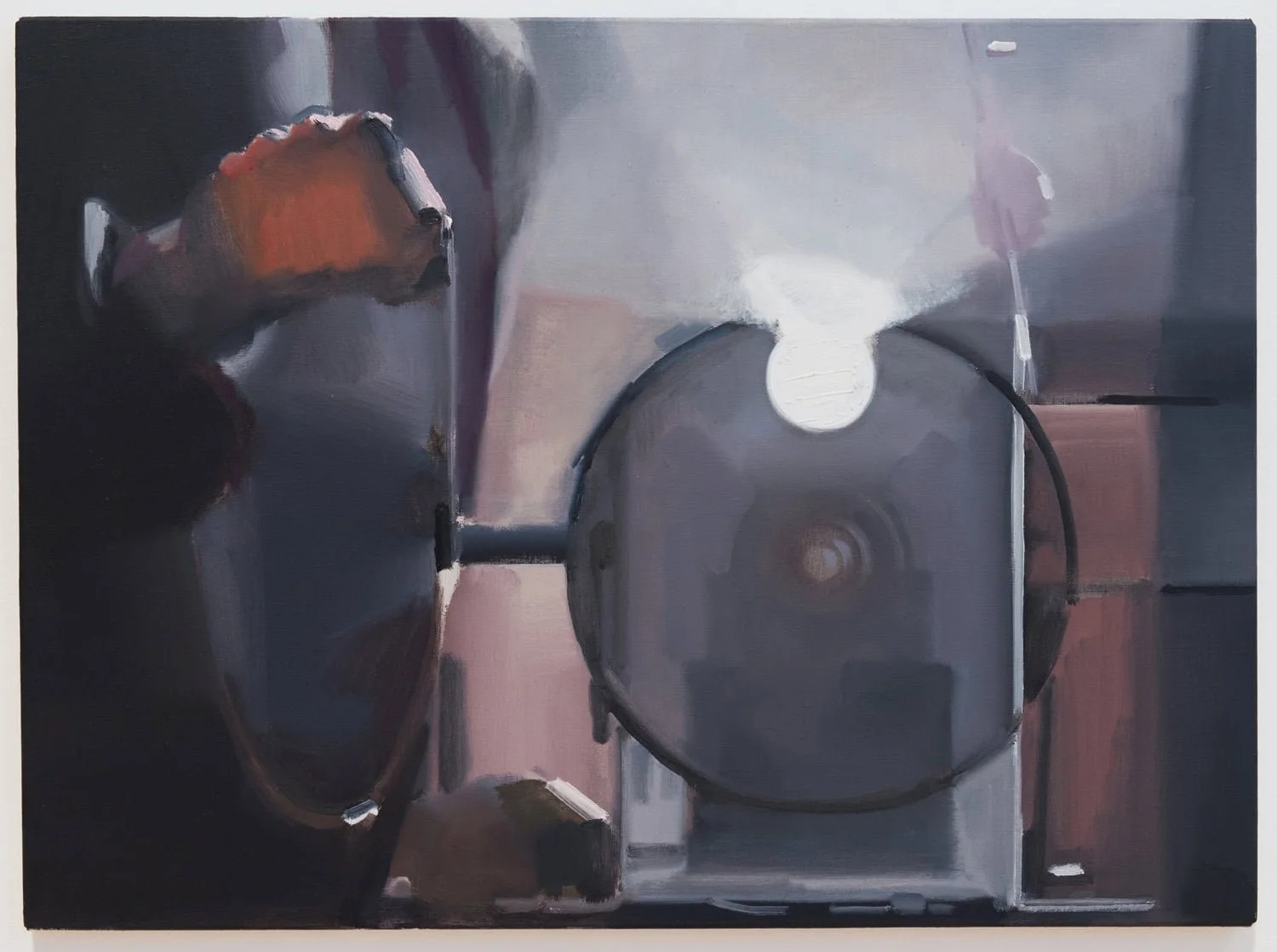 The Projectionist 1
Oil on linen, 22” x 30” 2014