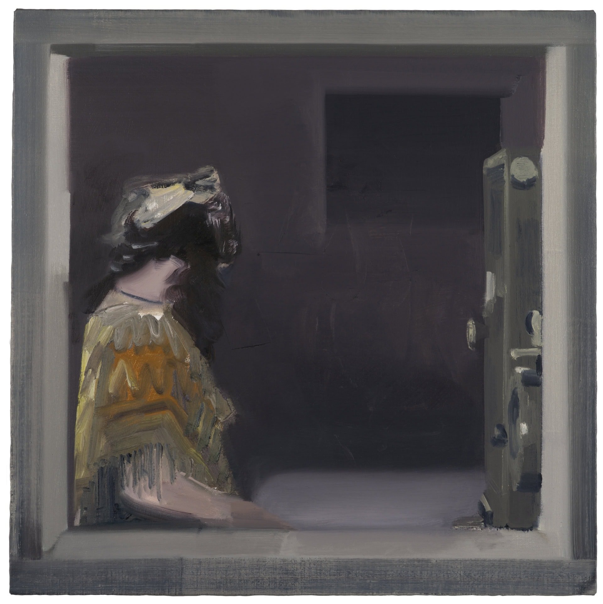 Projection Booth
Oil on linen, 30” x 30” 2017