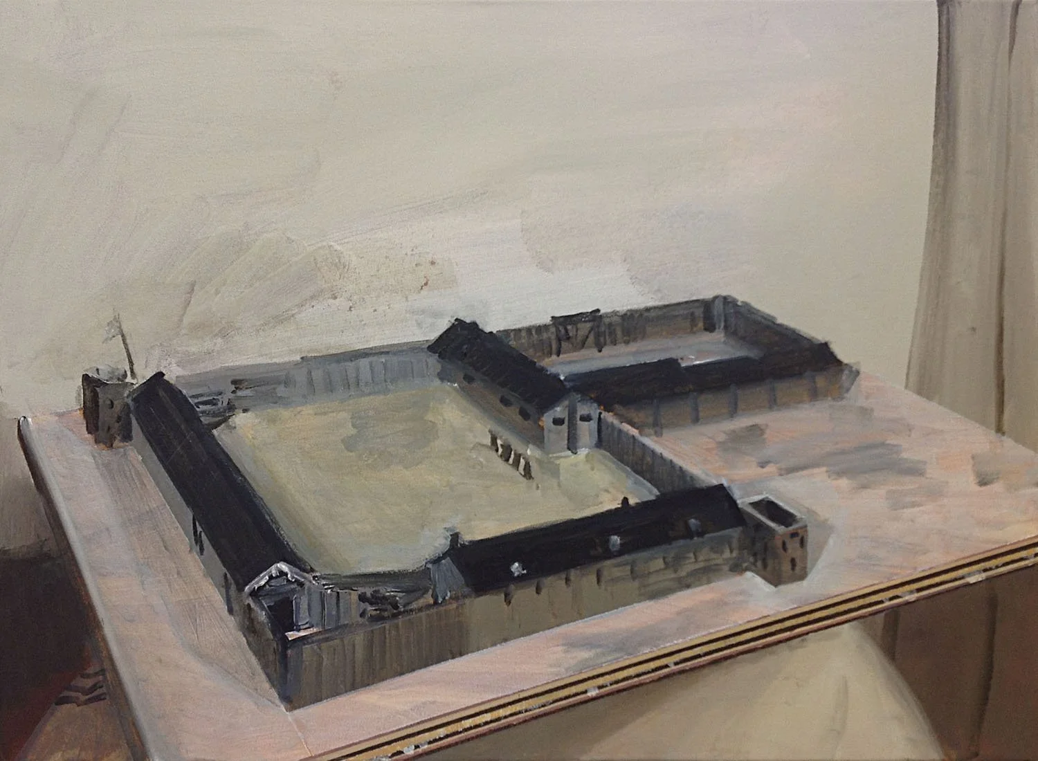 Western fort (destroyed)
Performance With Two Sculptures – paintings