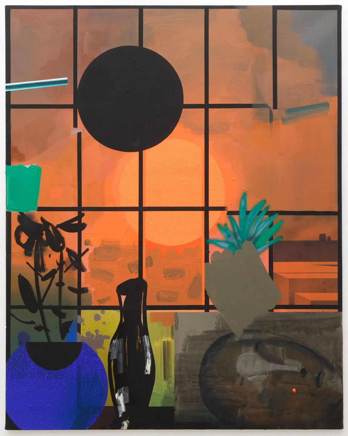 Studio Window w/ Twice Setting Sun, 2023