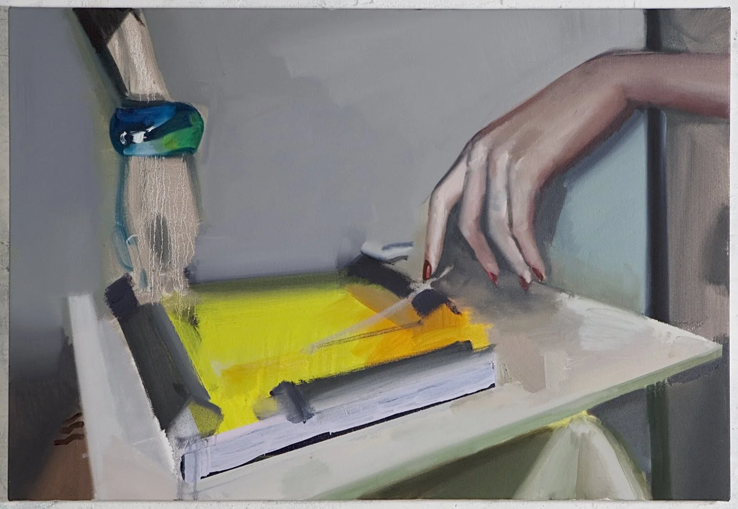 Building a Fort II
2 Performance With Two Sculptures – paintings