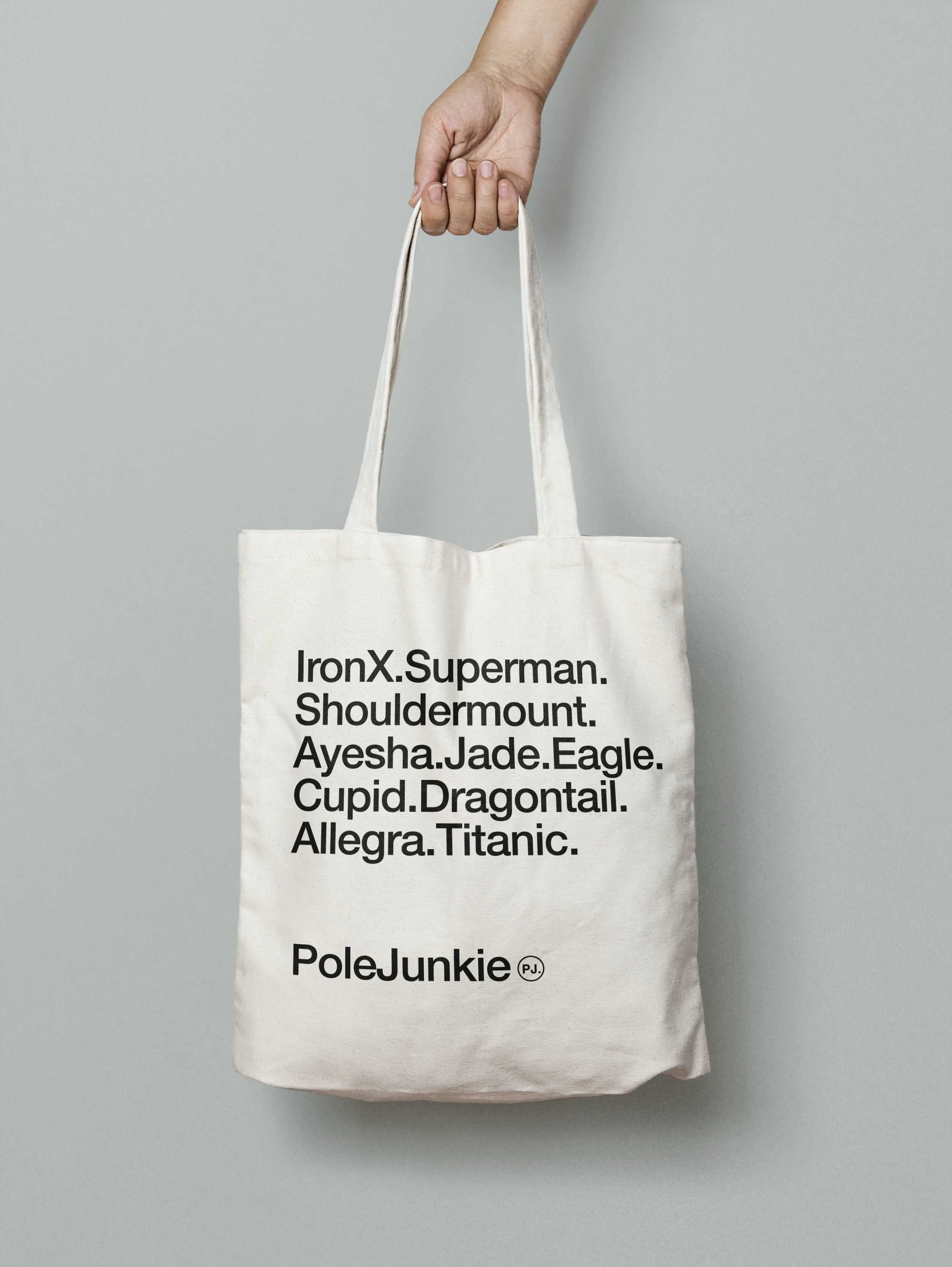 Pole Junkie - bag design