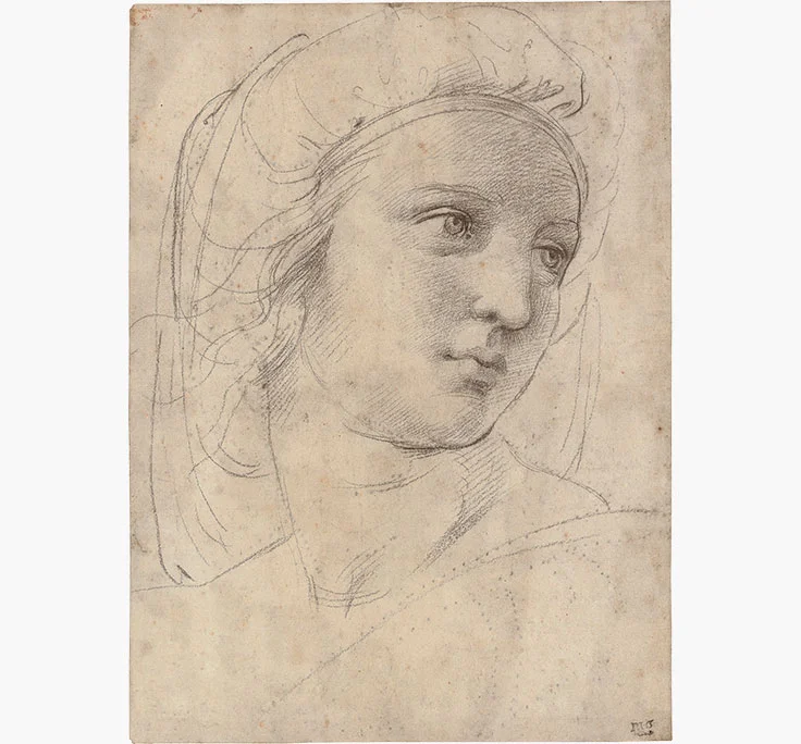 raffaello-sanzio-called-raphael-head-of-a-muse