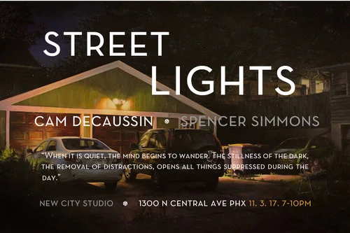 Street Lights at First Friday