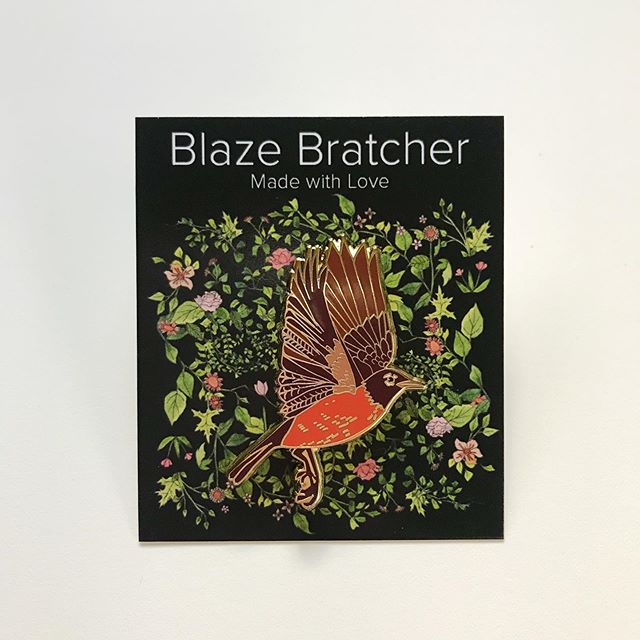 I just got back from my morning walk and you&rsquo;ll never guess who showed up! Yes! Robin hopped over to say hello and made my morning!

I&rsquo;m absolutely head over heels about this robin pin. He reminds me to keep my eyes open. He&rsquo;s a fri