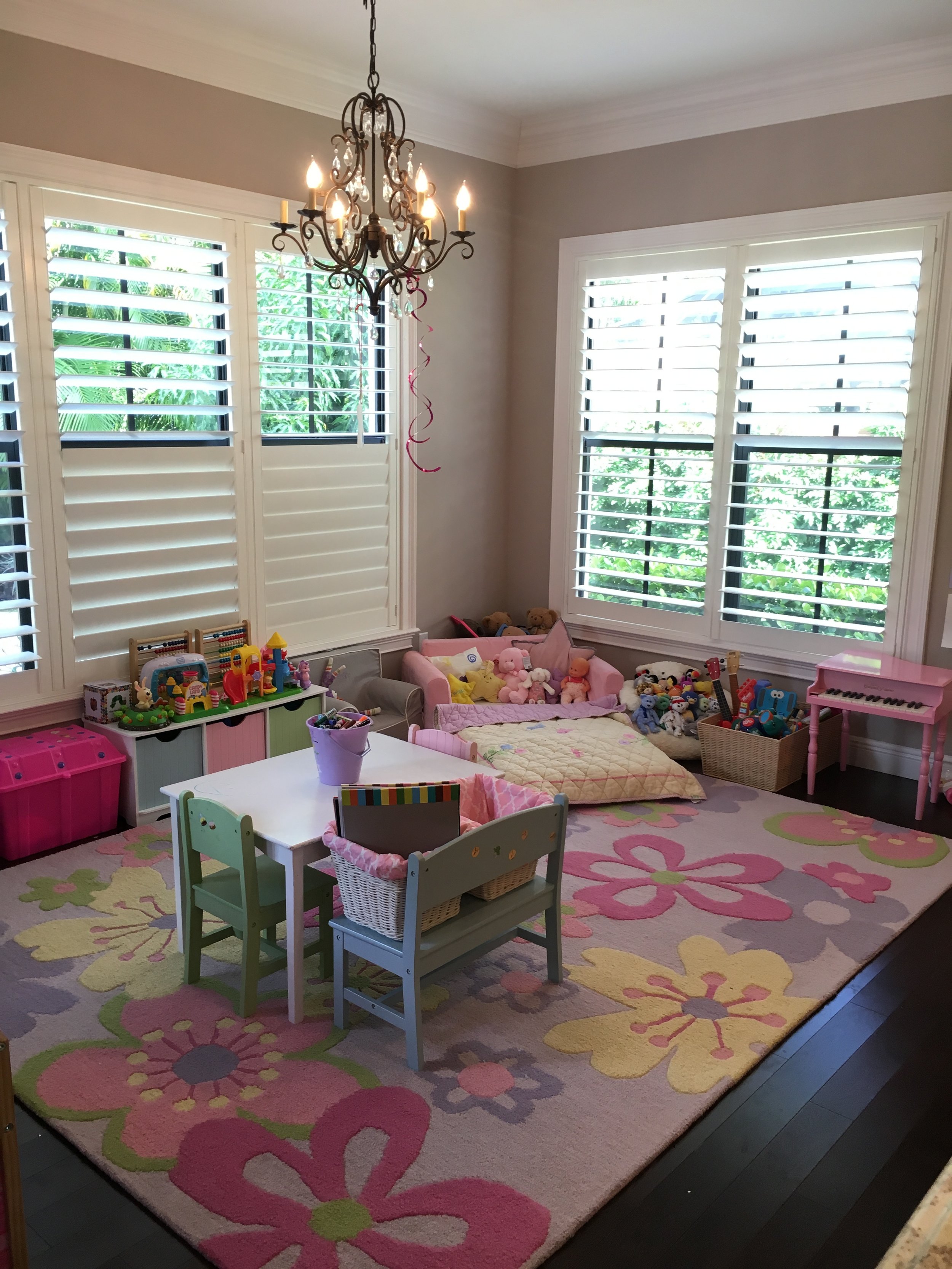 Reorganized playroom by Tatiana Knight