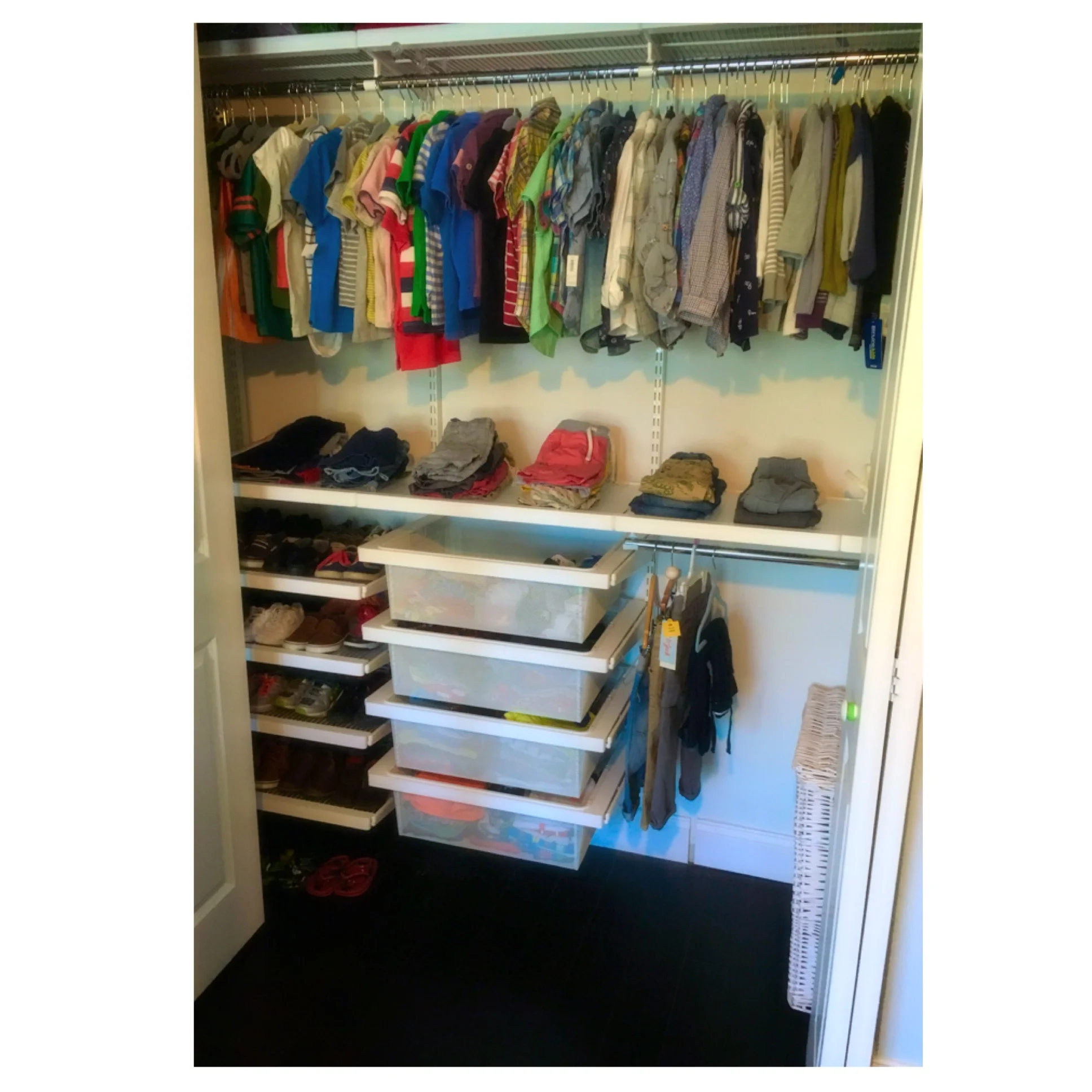 Perfect boy's closet by Neat with Knight