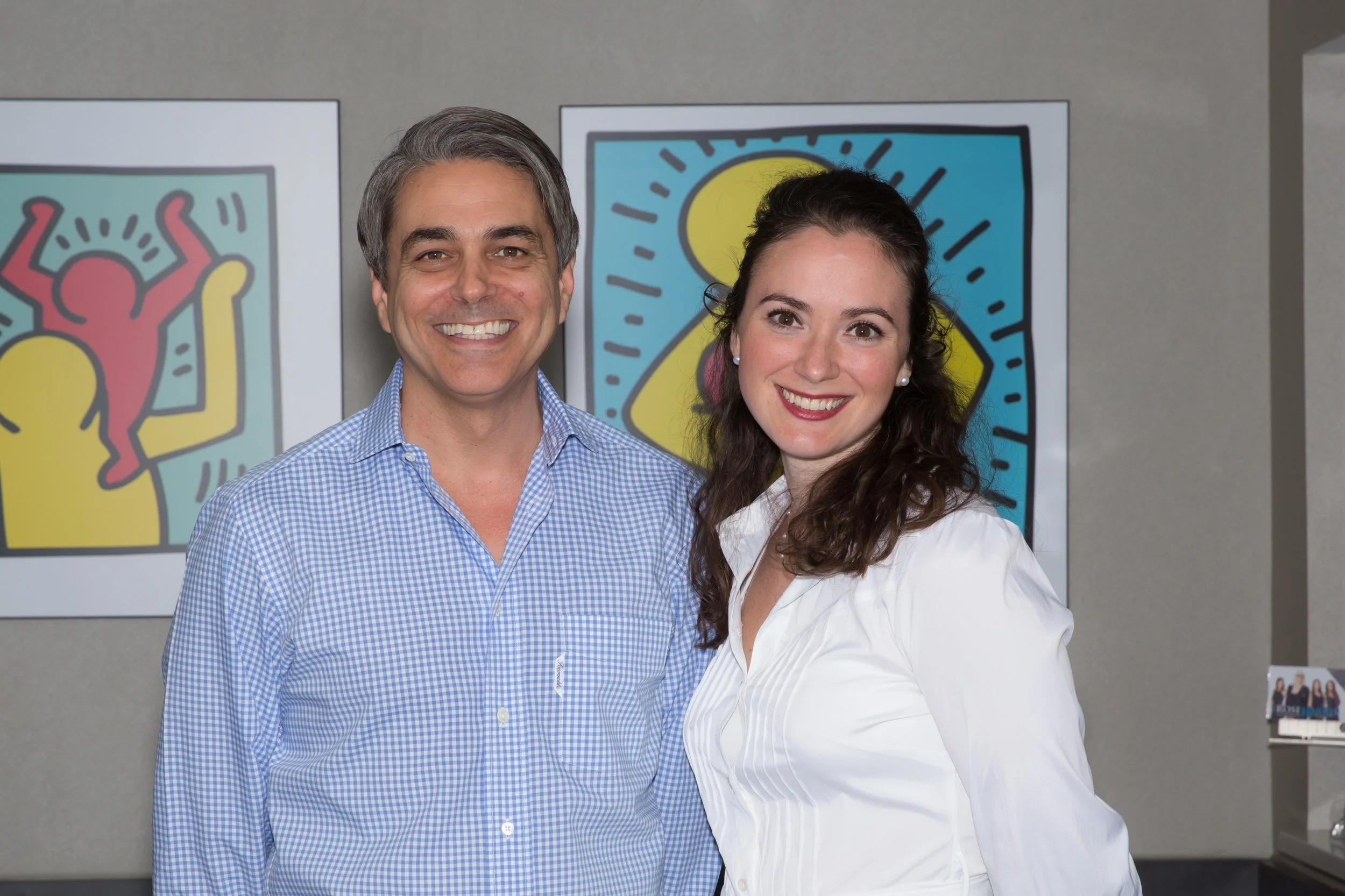 Dr. Gary Kramer and Dr. Rebeca Kimsey at their practice in Coral Gables, Florida.