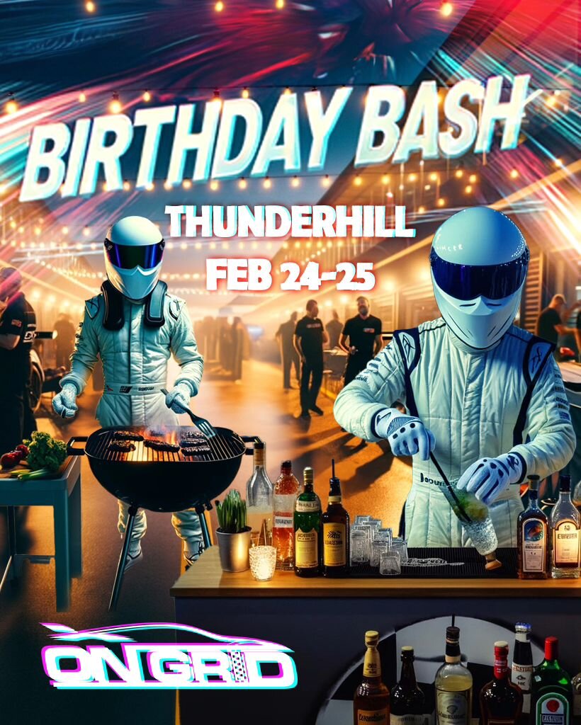 The Stig is the chef &amp; bartender. What are you ordering?

#ongridbirthdaybash | #thunderhillwest | #ongridtrack | #heatwavevisual | #birthdayparty | #camping | #trackday