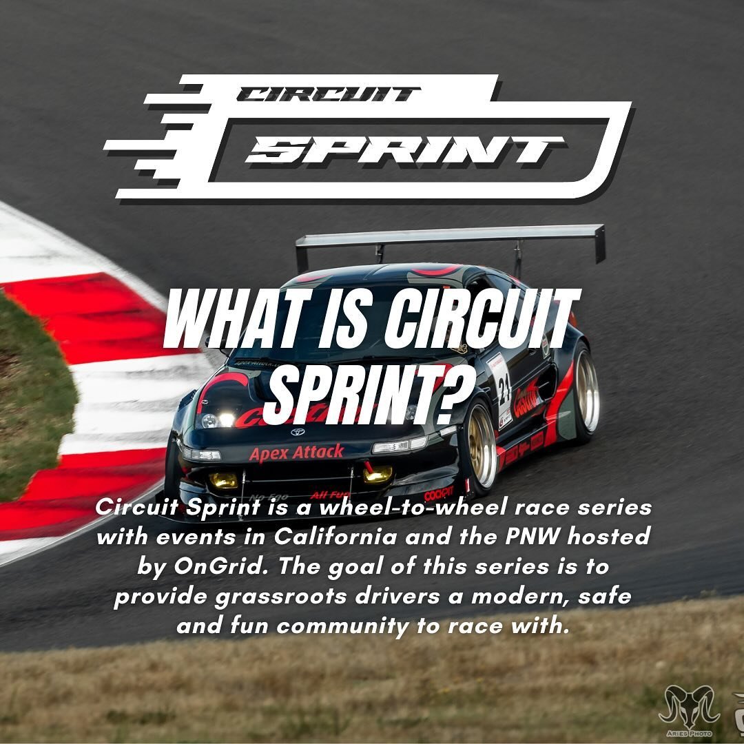 We get a lot of questions about our new Race Series -  Circuit Sprint - feel free to reach out via email on the last slide if you have any more unanswered questions. 
We&rsquo;d love to have you come race with us! 

And for our Time Attack people, we