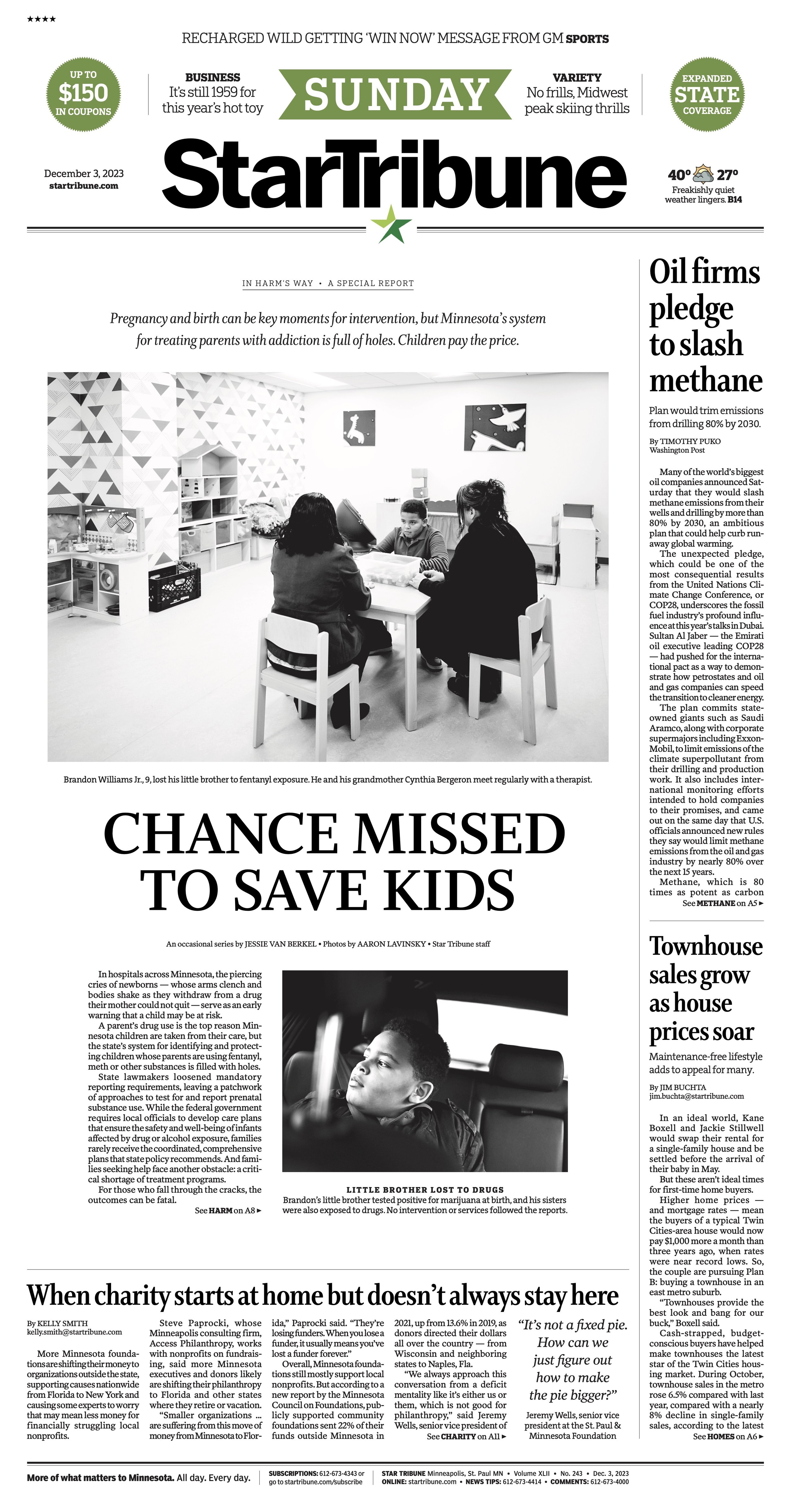    Click here to read this installment of “In Harm’s Way”, a series exploring how Minnesota’s child protection system failed to save some of the state’s most vulnerable residents.   