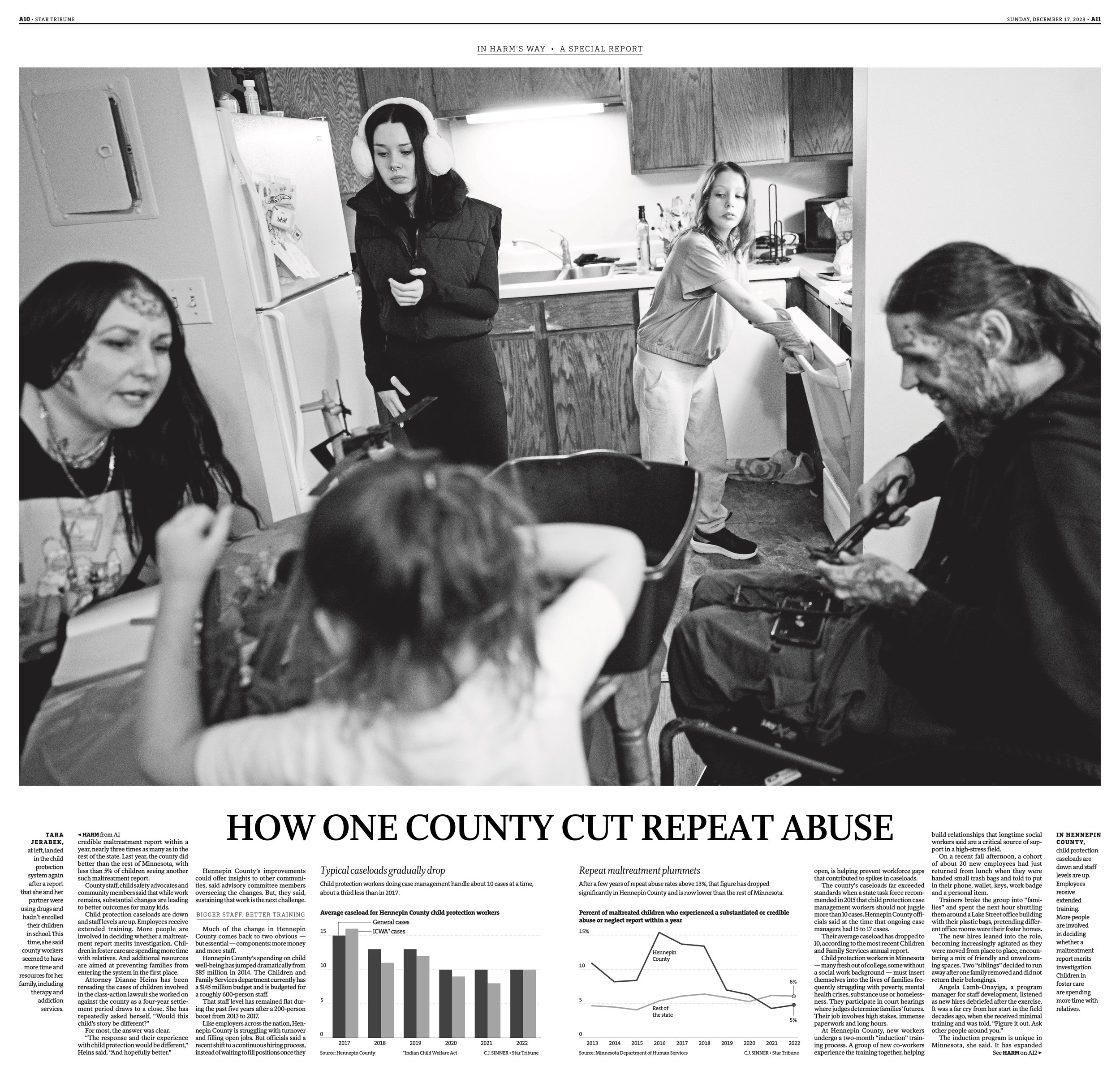    Click here to read this installment of “In Harm’s Way”, a series exploring how Minnesota’s child protection system failed to save some of the state’s most vulnerable residents.   