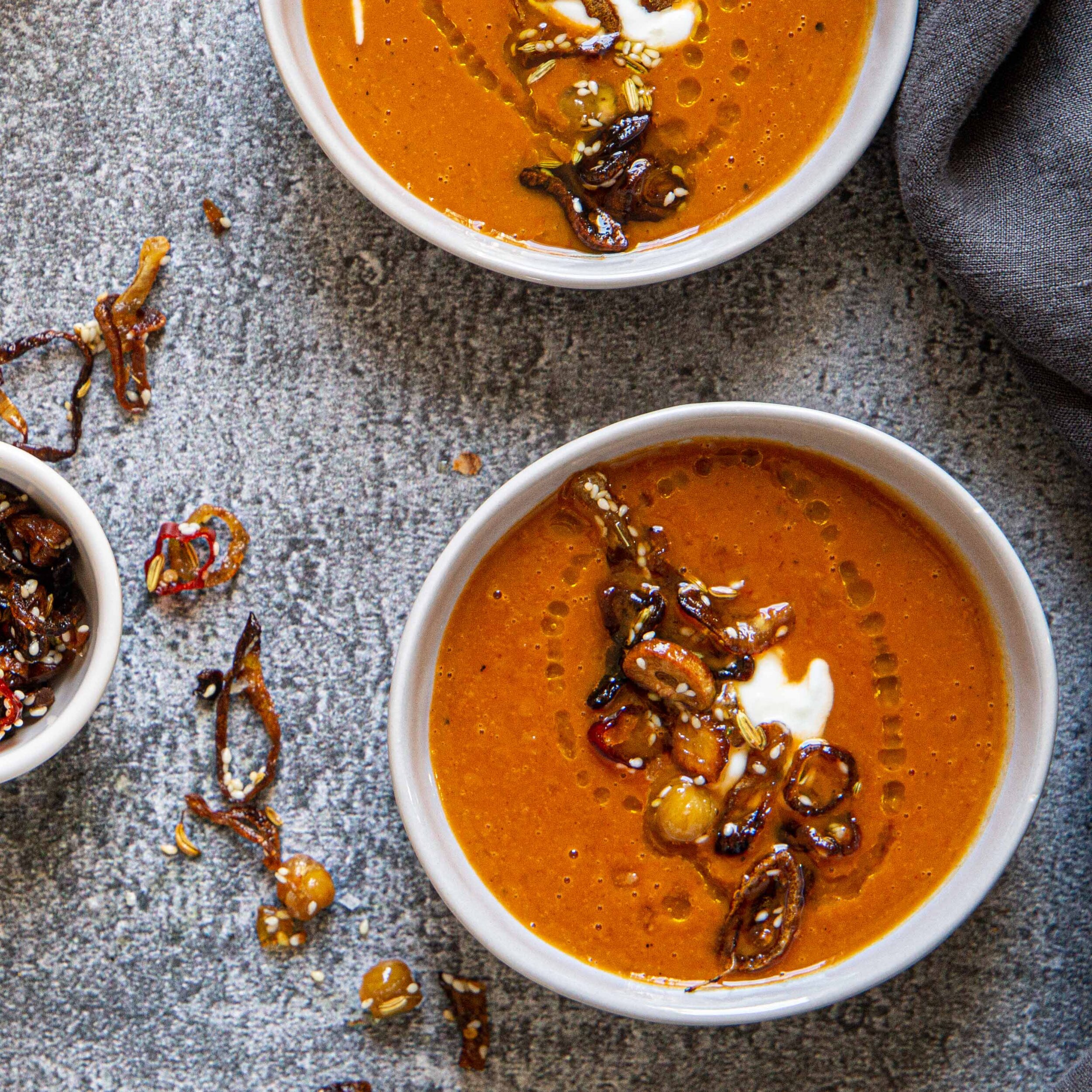 Spicy Butternut Squash Soup — page & plate