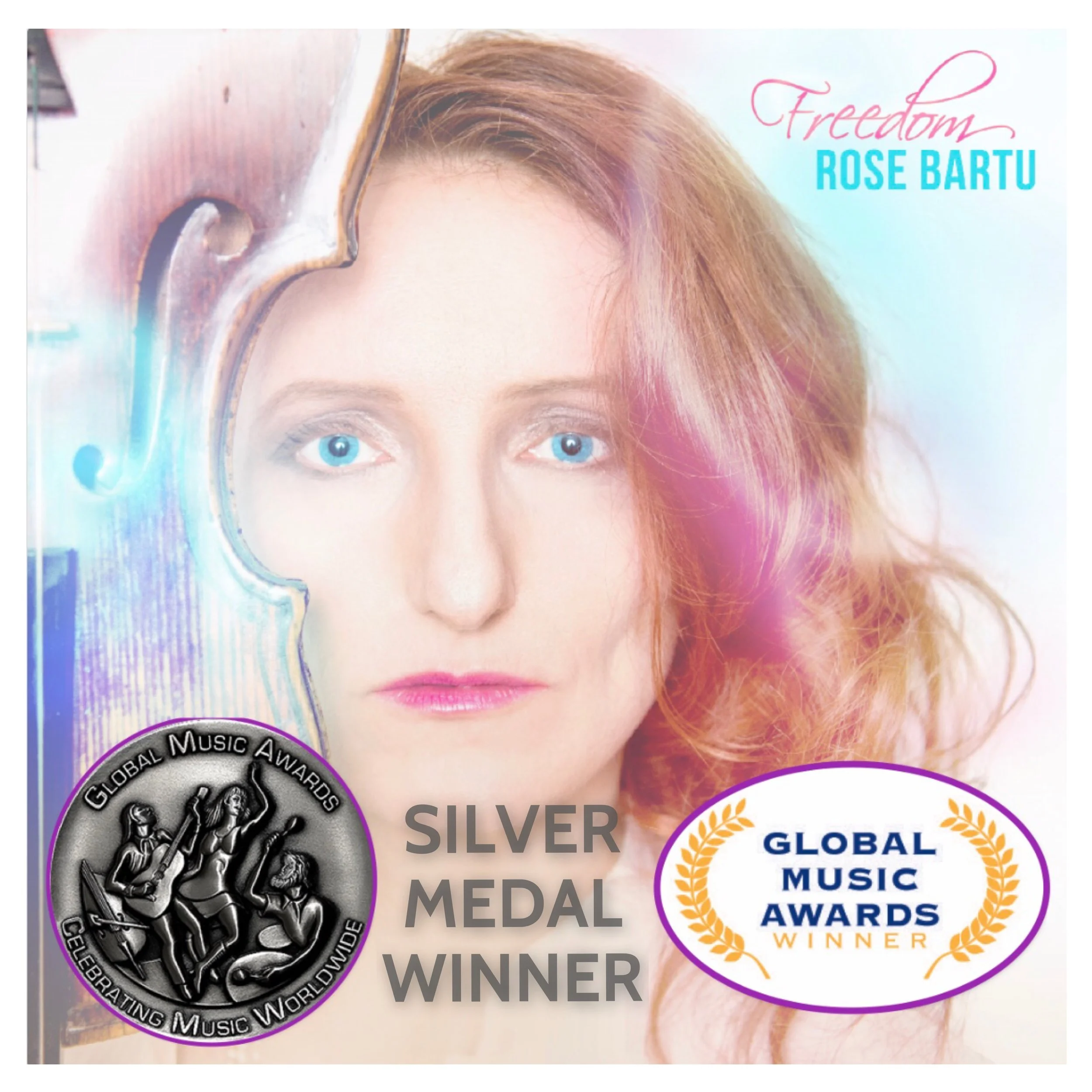 The Single FREEDOM won the Silver Medal for the Global Music Awards!