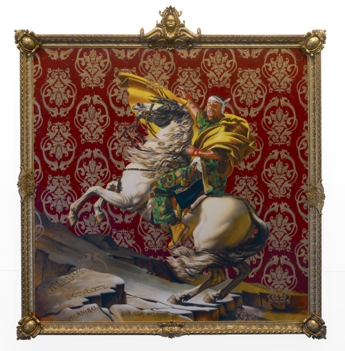 Kehinde Wiley, Napoleon Leading the Army over the Alps , 2005