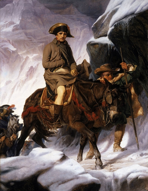 Paul Delaroche, Bonaparte Crossing the Alps , 1850
