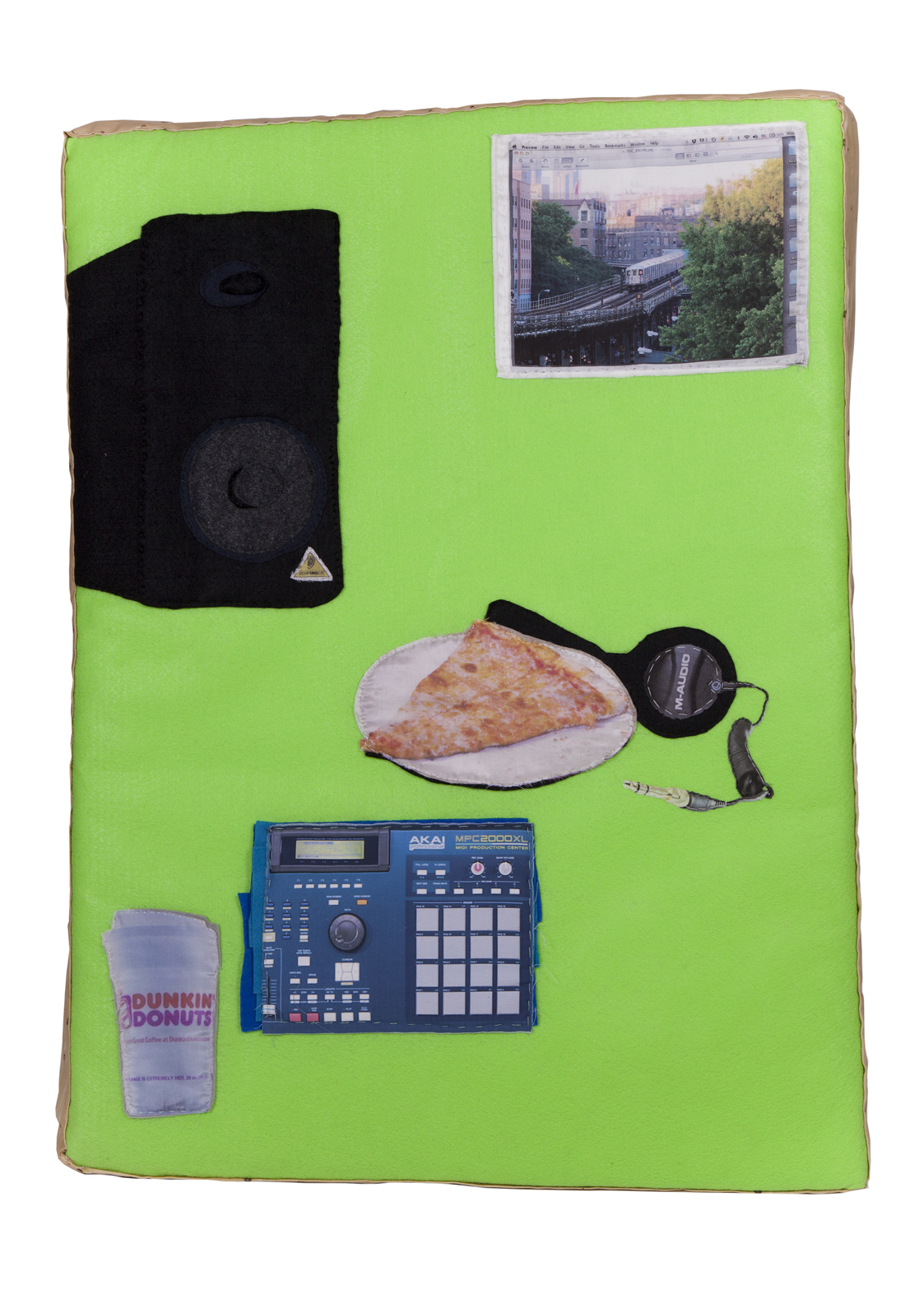 On that grind/Dyckman: La casa de mami , Lucia Hierro, Digital Print on Fabric/Felt/Mixed Fabrics 