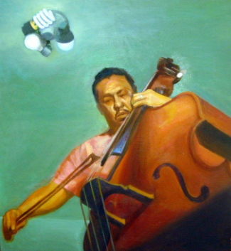 Mingus, 2004, Oil on canvas