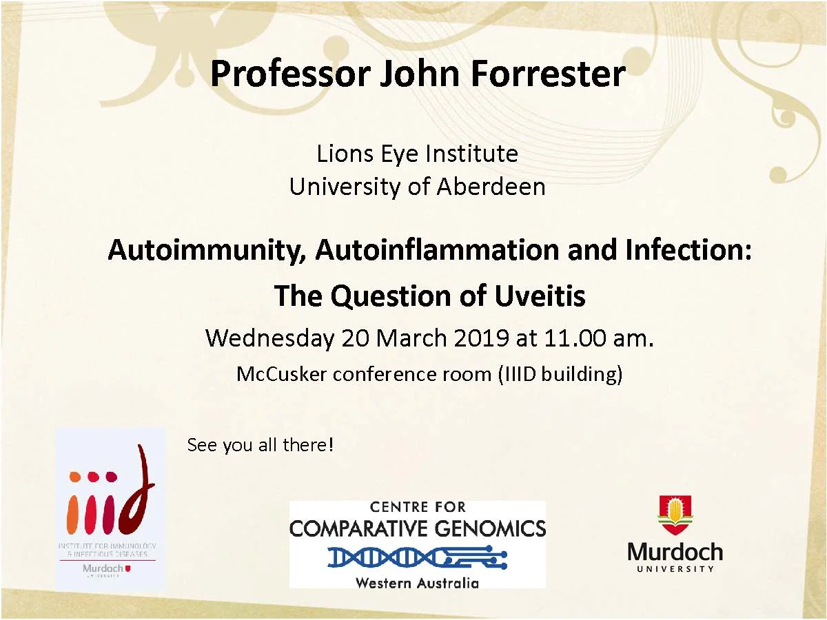 IIID Seminar Series: Dr John Forrester