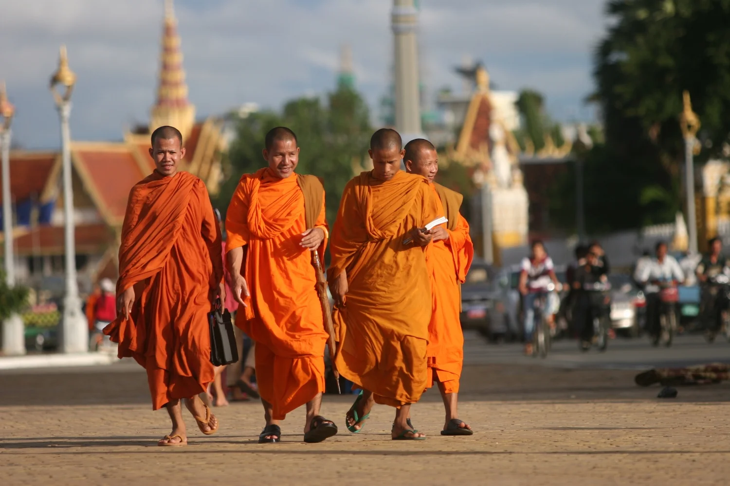 Buddhist Monks Cambodia 