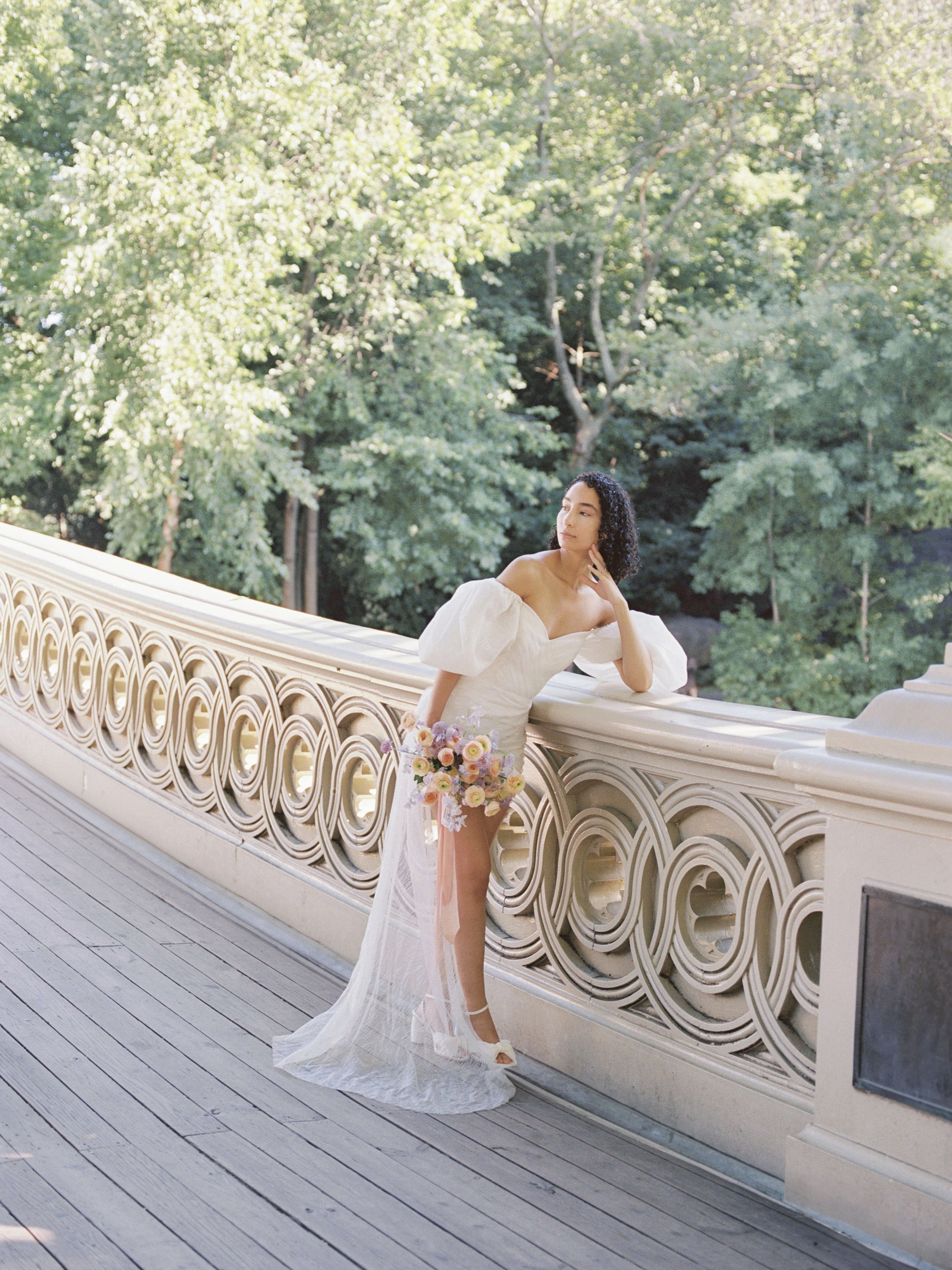 bow bridge central park nyc fine art film photographer bridal portrait session.jpg