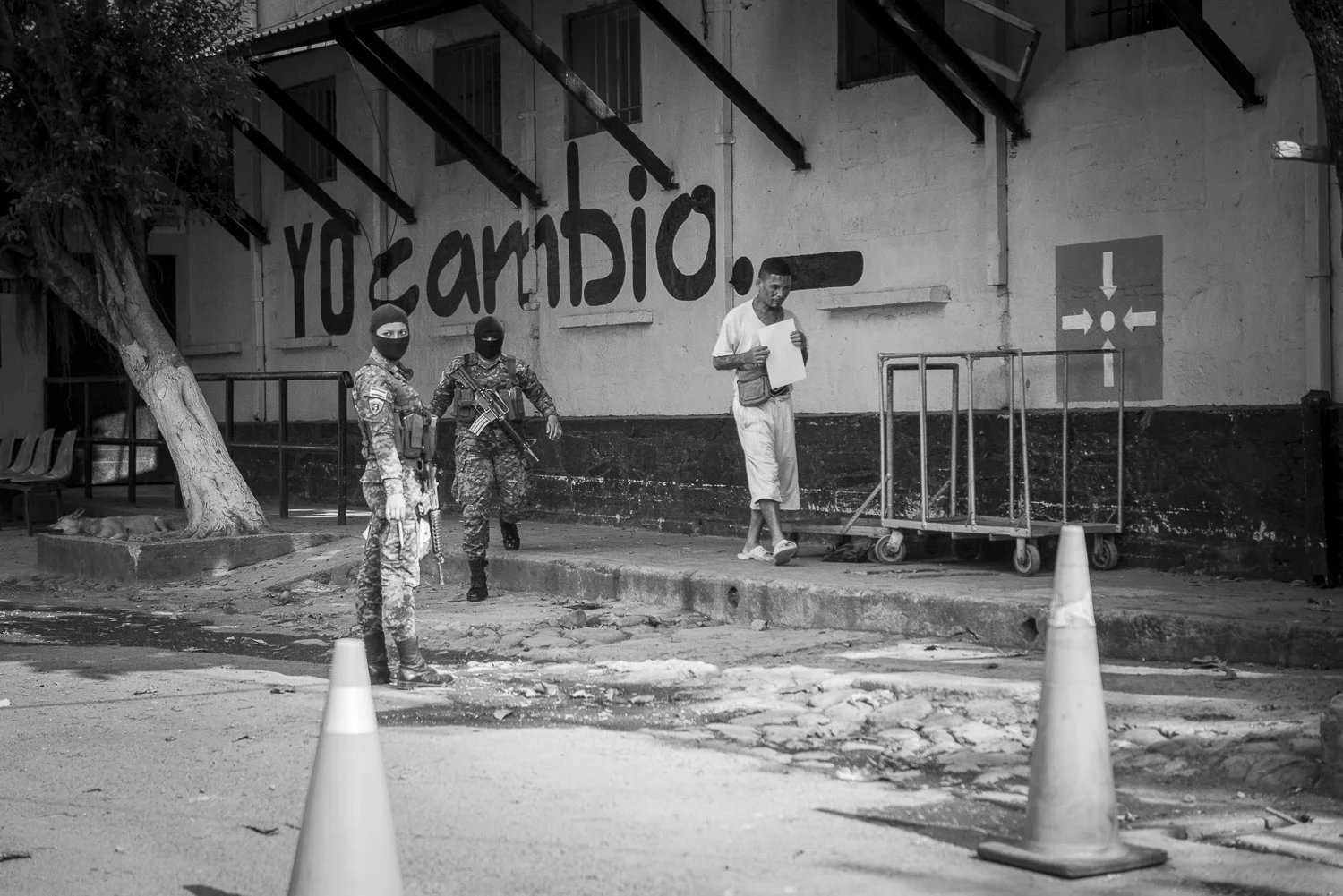 Carlos is just released after 14 months in jail. he is 43 and passed 20 years in jail in all his life. (San Francisco de Gotera, El Salvador, April 19, 2018) Credit: Nadège Mazars / Hans Lucas studio