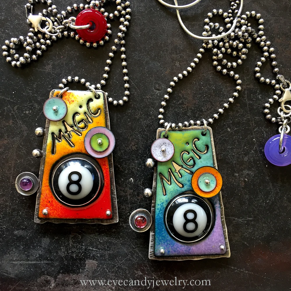 Magic 8 Ball Necklace — Eye Candy Jewelry