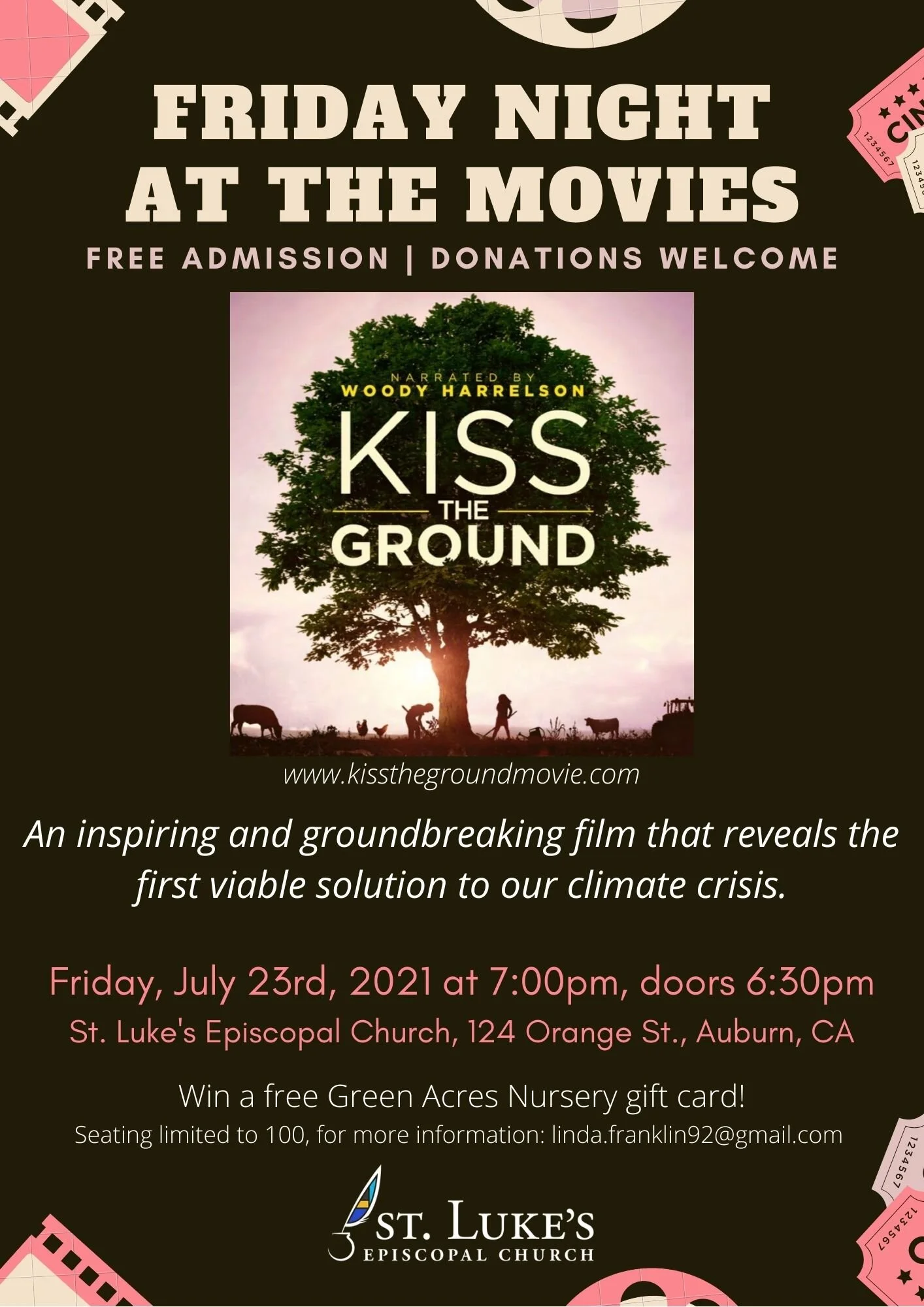 Movie Showing: Kiss the Ground — St. Luke's Episcopal Church