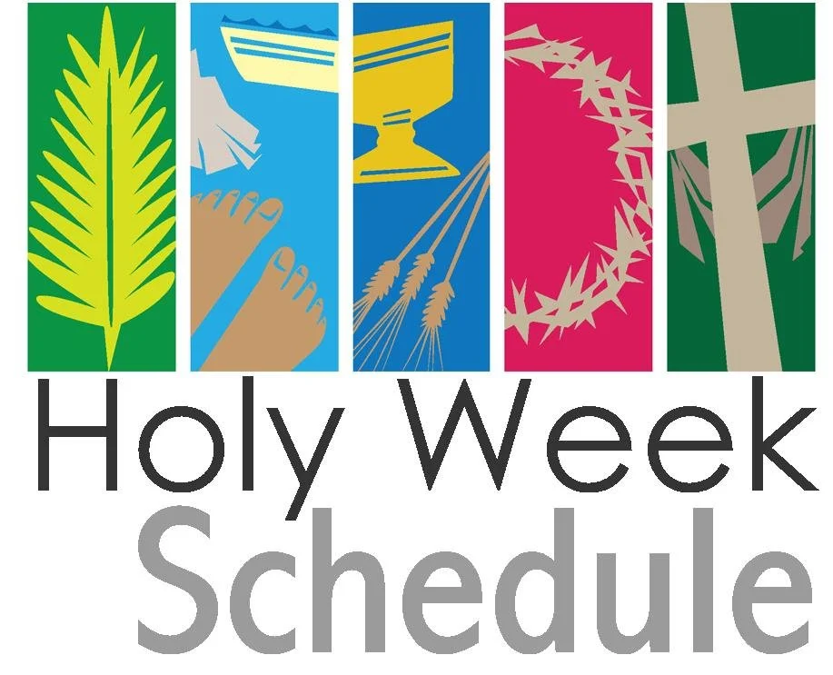 Holy week schedule st luke s episcopal church