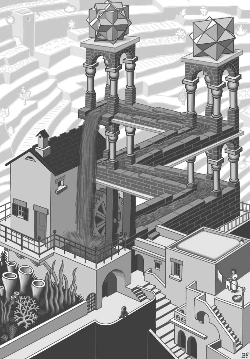 M.C. Escher's Waterfall (Escher 1898-1972)
