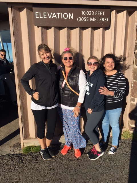 Some of the Wellbeing Natural Health Group team at Maui, climbing volcanoes!