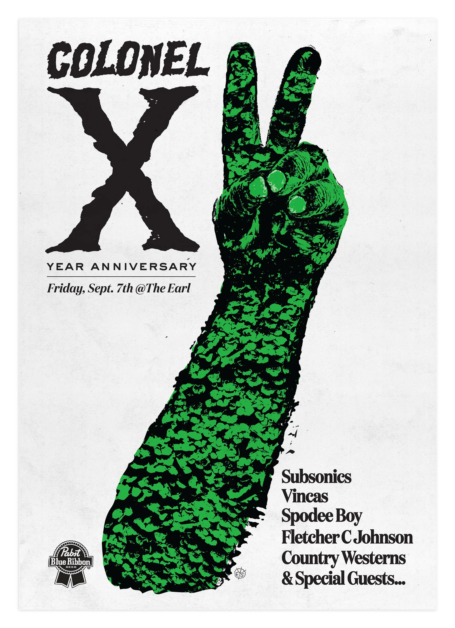 Colonel Records X poster