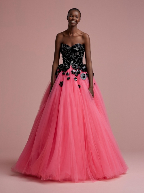 Viktor & Rolf, Encrusted Flower Tulle Gown