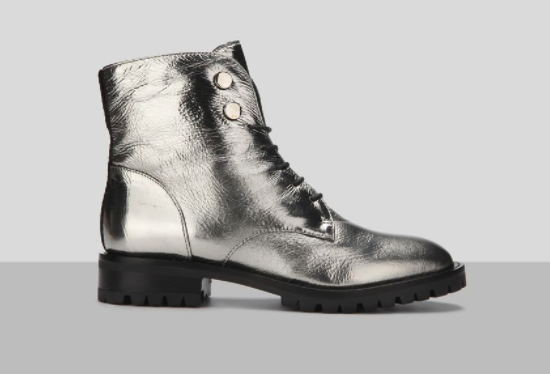 Kenneth Cole Silver Boots, $199