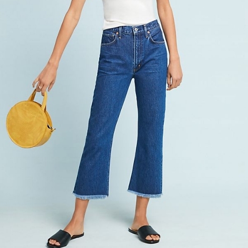 Citizens of Humanity Estella Cropped Flare Jeans, $228