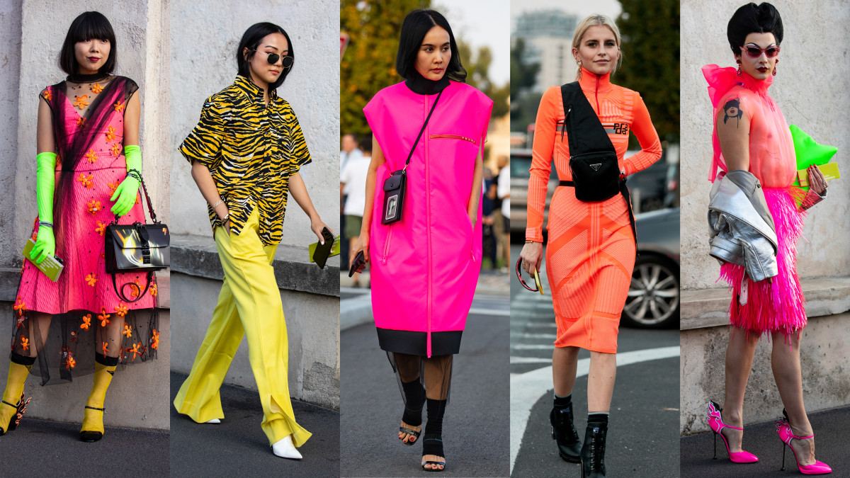 How To Wear The Neon Trend — Top Buttons