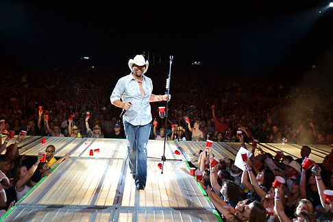 1. Toby Keith: Toby Keith had a late start to his career. He put out his first solo album at the age of 32 but still managed to become one of the richest country singer's in the world. Most people don't know this but Keith founded a record label that later signed Taylor Swift and Tim McGraw among others. He sits at #1 on our list with a net worth of $500 Million.