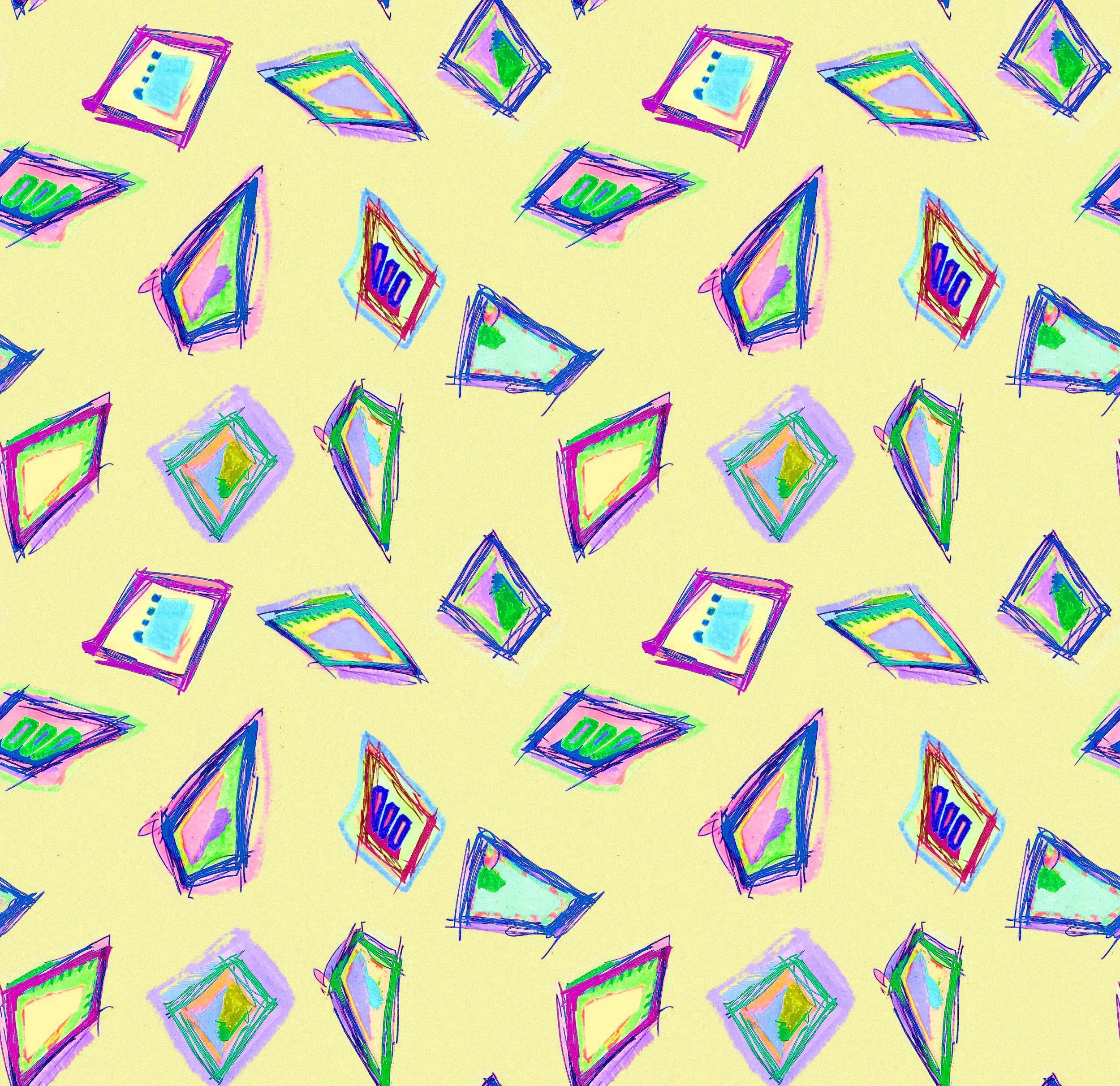 'MESSY DIAMONDS' - SURFACE DESIGN