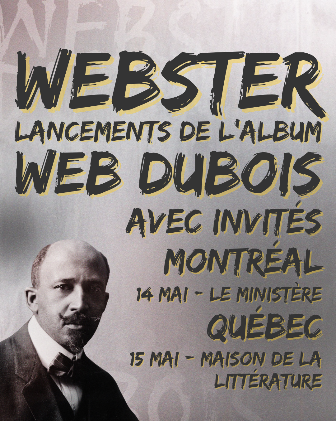 14 et 15 mai | Lancements de l'album WEB DuBois