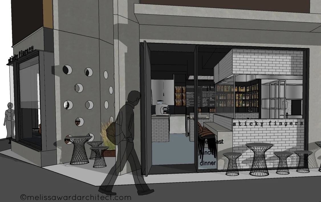 3D Perspective view of entry