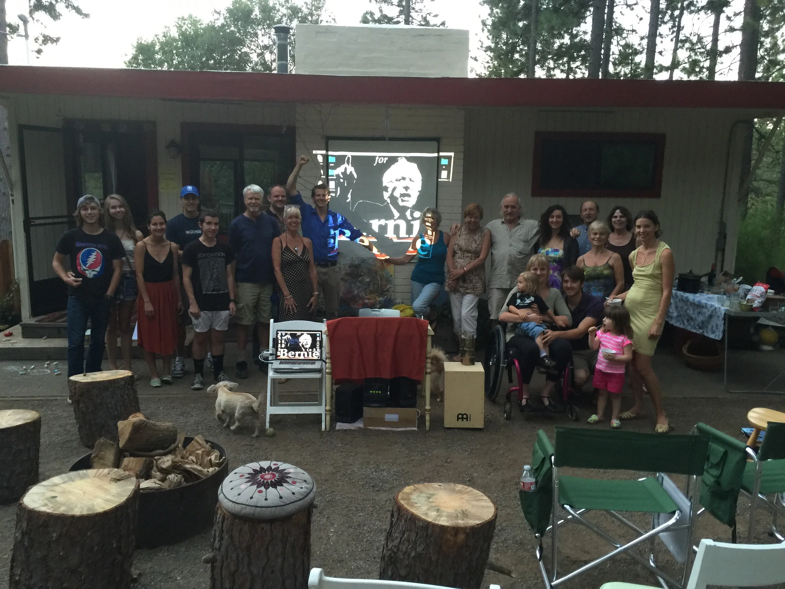 People's Victory Potluck in Loch Lomond