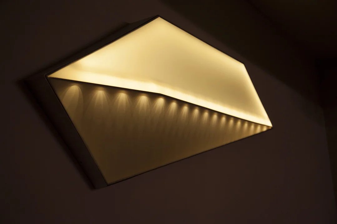  The VFO ("Very Friendly Object")  This light was a piece designed and built cooperatively with Peter Wörner of Friendly Objects for the interior of a lounge space in Kempten, Germany.&nbsp; 