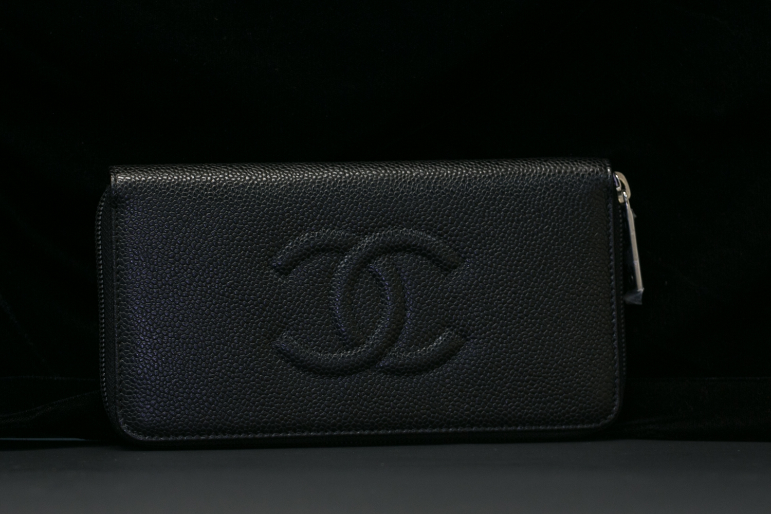 Chanel Black Caviar Timeless Wallet — New York Diamond Center