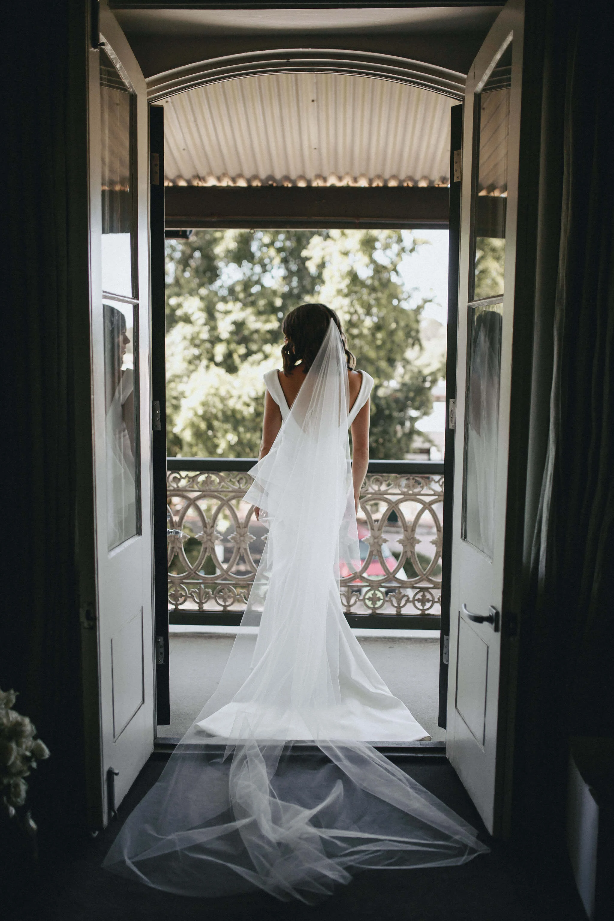 GOWN: CHOSEN Broome gown and Sheath Veil &nbsp;|&nbsp;PHOTOGRAPHER: Christopher Morrison