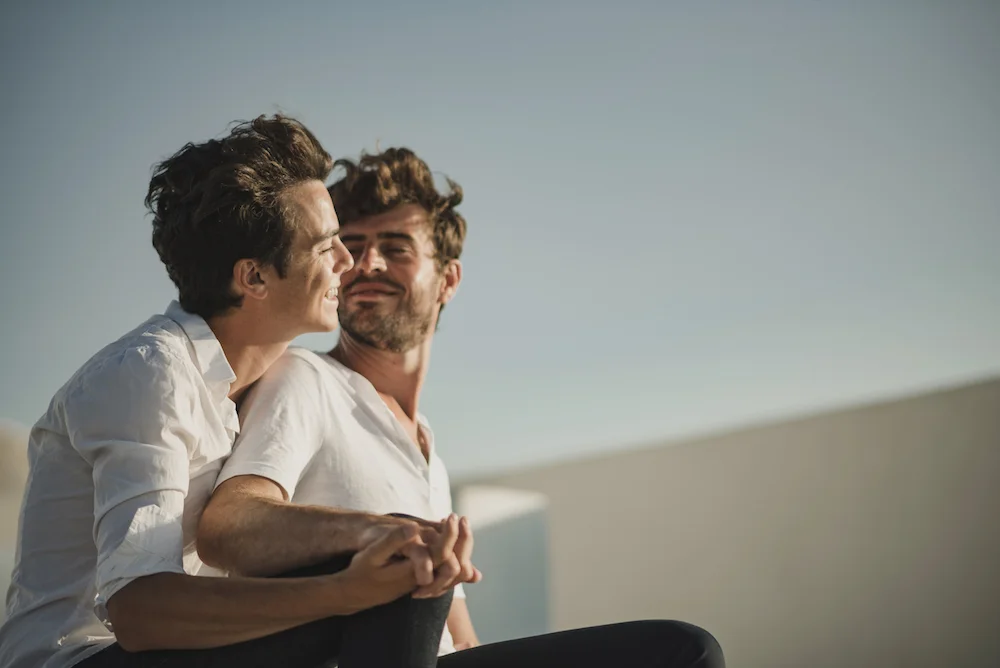 A Santorini Engagement: Thibaut & Diego