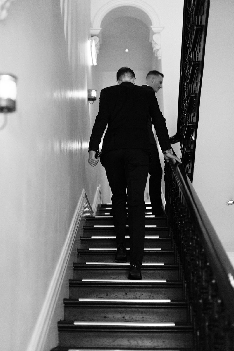  Alexander Ross and Nicholas Ross from Same-sex wedding directory Mr Theodore legally get married at Entrecote in South Yarra. Photos by Olivia and Thyme. 