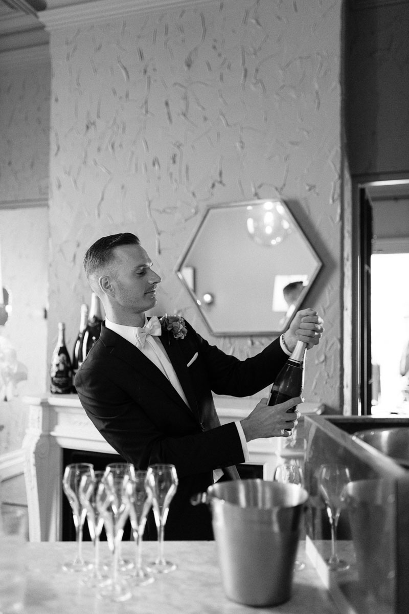  Alexander Ross and Nicholas Ross from Same-sex wedding directory Mr Theodore legally get married at Entrecote in South Yarra. Photos by Olivia and Thyme. 