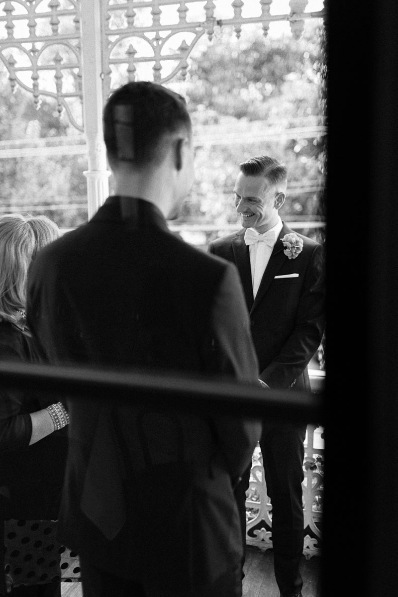  Alexander Ross and Nicholas Ross from Same-sex wedding directory Mr Theodore legally get married at Entrecote in South Yarra. Photos by Olivia and Thyme. 